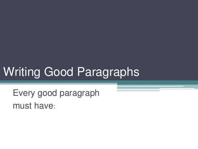 essay writing ppt parts of a paragraph powerpoint